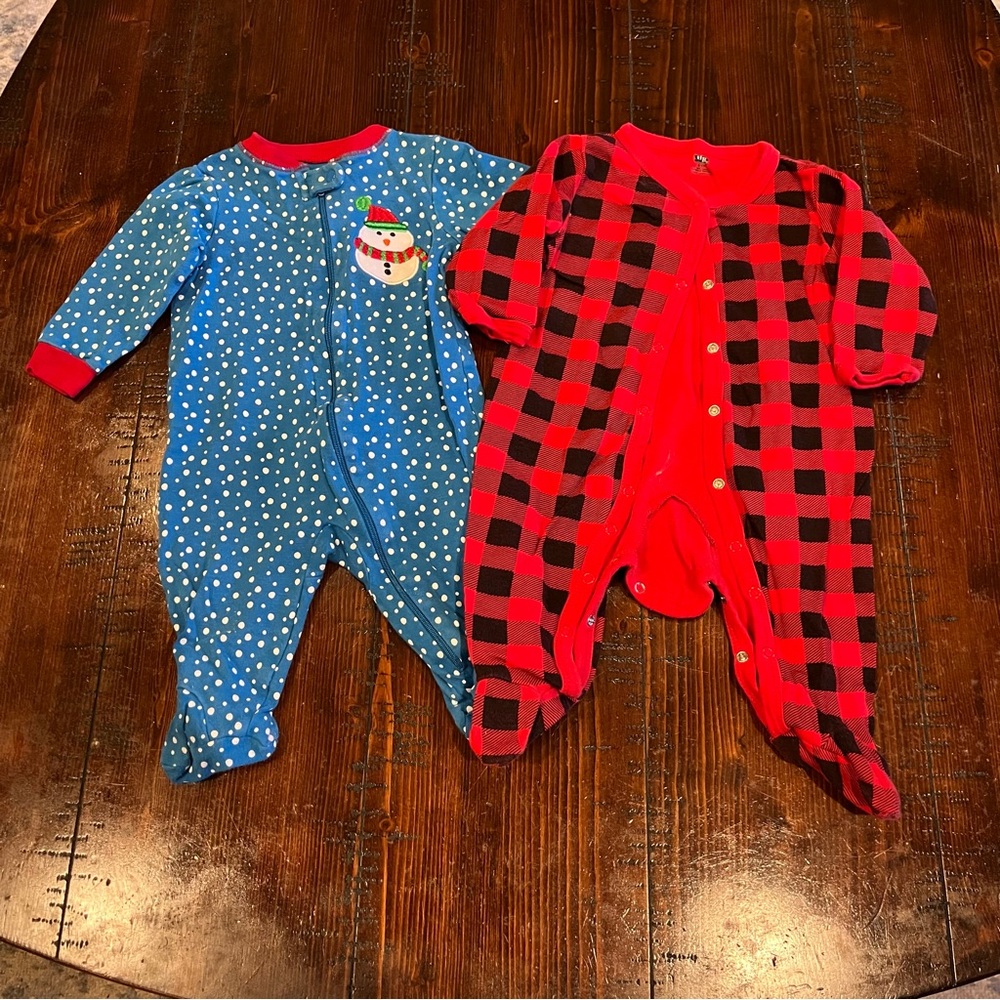 Christmas Baby Onesie Set 3-6 & 6-9 Months
